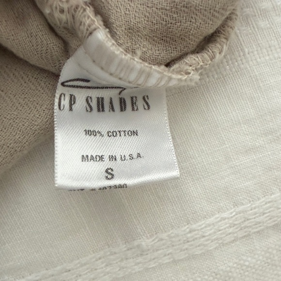 CP Shades khaki colored  double cotton Caftan style dress.  Belt not included - Picture 6 of 7